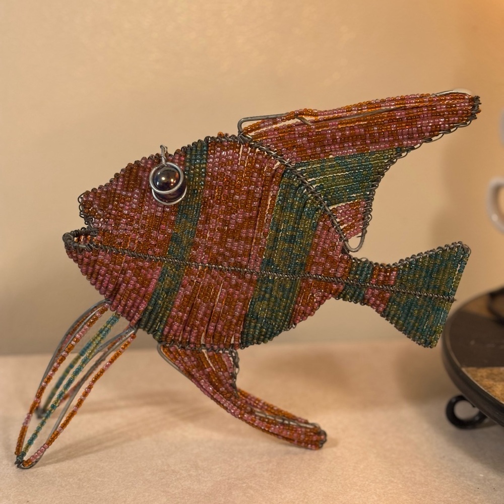 Wireworx or Beadworx Beaded Wire Fish